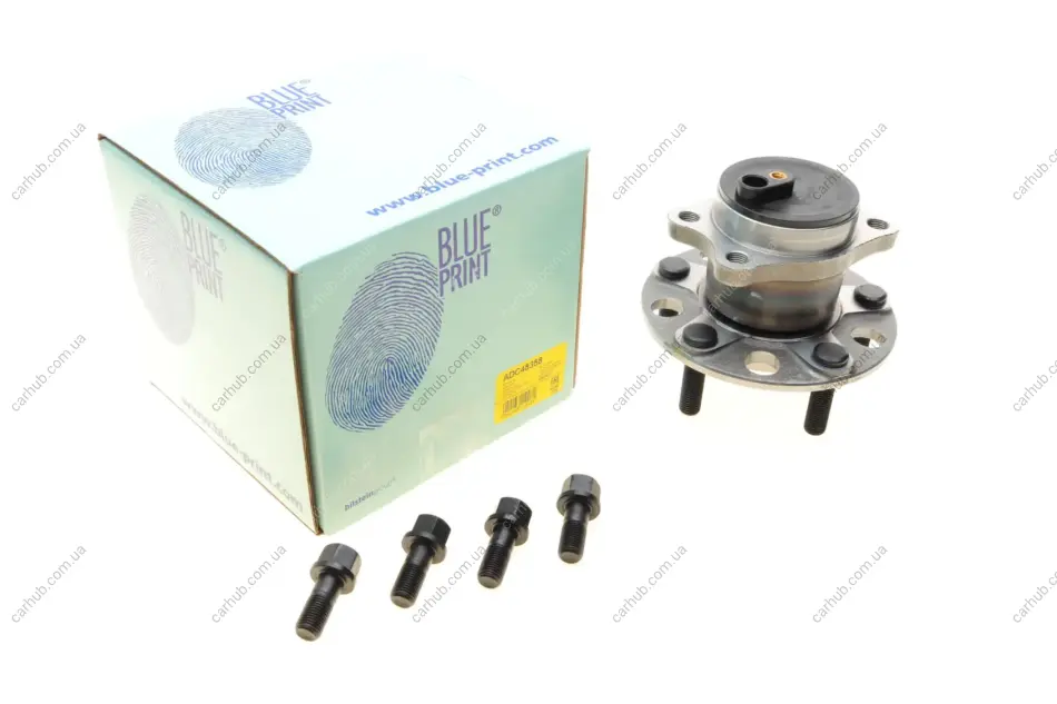 Підшипник маточини (задньої) Mitsubishi Lancer 07-/Outlander 06-12/Citroen C4 Aircross 12-(+ABS/болт BLUE PRINT ADC48358 (фото 1)