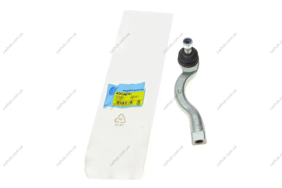 Наконечник тяги рульової (L) Mitsubishi Pajero II 00-/L200 05- (L=183 мм) BLUE PRINT ADC48761 (фото 1)