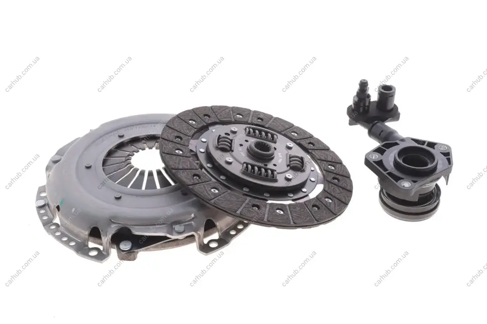 Комплект зчеплення Ford Focus 1.8 Duratec 04-13 (d=220mm) (+ вижимний) BLUE PRINT ADF1230114 (фото 1)