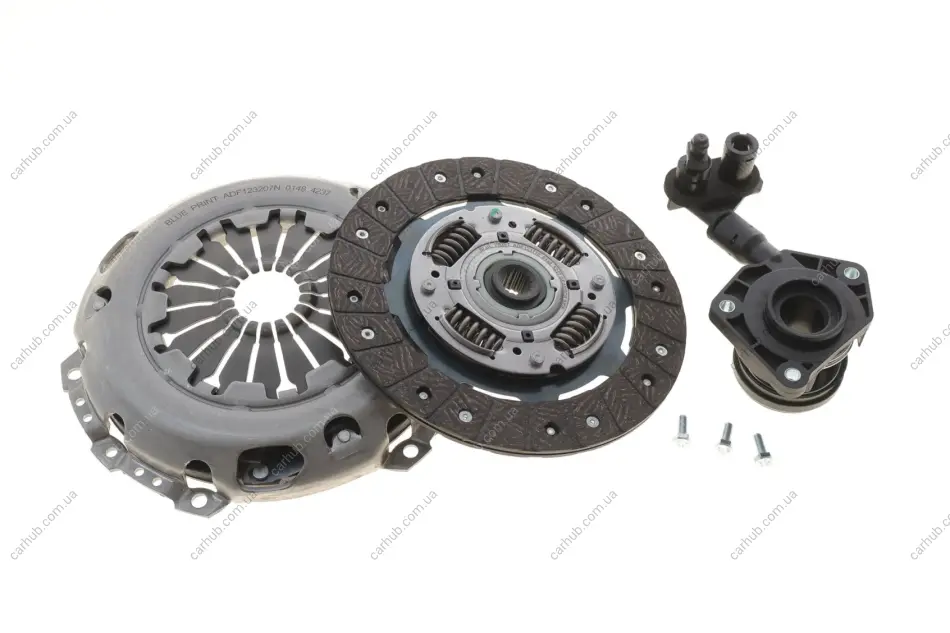 Комплект зчеплення Ford Escort 1.5 Ti/Fiesta 1.6 Ti 08- (d=220mm) (+вижимний) BLUE PRINT ADF123091 (фото 1)