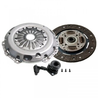 Комплект зчеплення Ford Escort 1.5 Ti/Fiesta 1.6 Ti 08- (d=220mm) (+вижимний) BLUE PRINT ADF123091