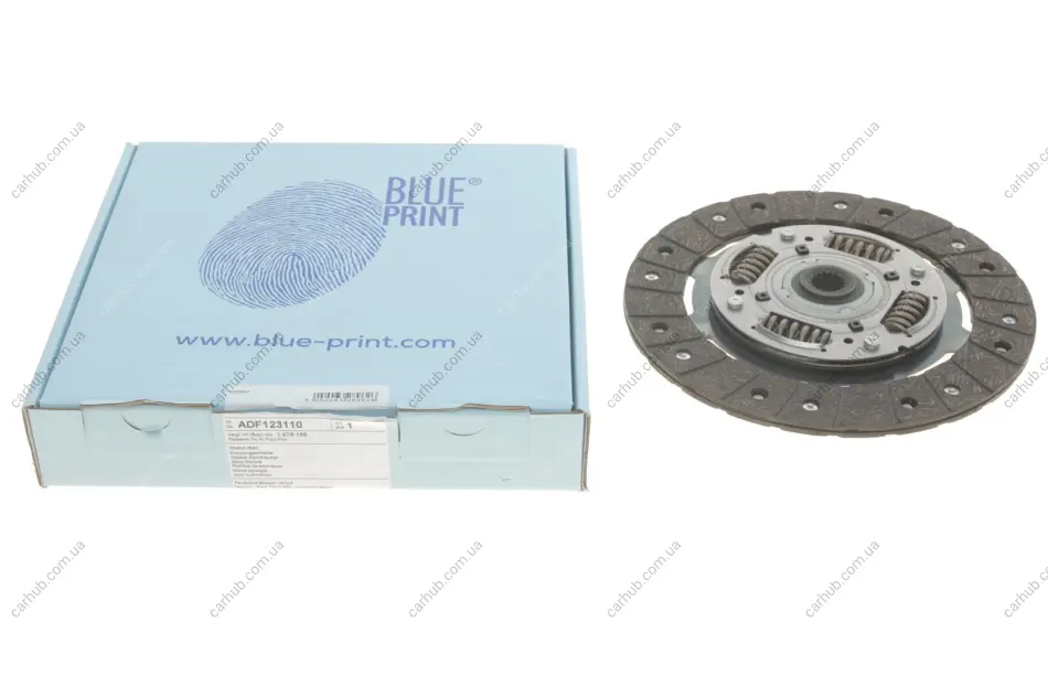 Диск зчеплення Ford Focus/Mondeo/Volvo C30/S40/V50 98-15 (d=220mm) BLUE PRINT ADF123110 (фото 1)