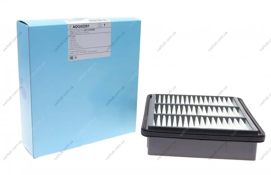 Фільтр повітряний Hyundai Elantra/i30/Kia Cee\'d 1.4-2.0D 05- BLUE PRINT ADG02281 (фото 1)