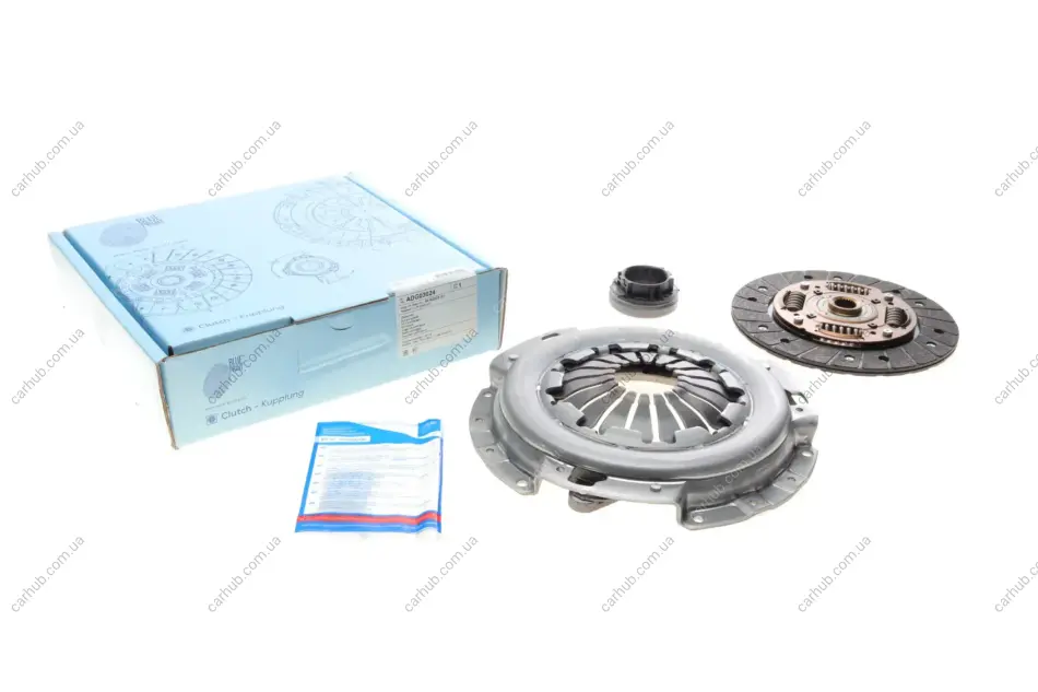 Комплект зчеплення Daewoo Lanos 1.5 95- (d=200mm) (+вижимний) BLUE PRINT ADG03024 (фото 1)