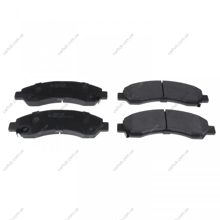 Комплект гальмівних колодок передн, GREAT WALL HOVER, HOVER H5, STEED, WINGLE 2.4/2.4LPG/2.8D 06.06- BLUE PRINT ADG042156 (фото 1)