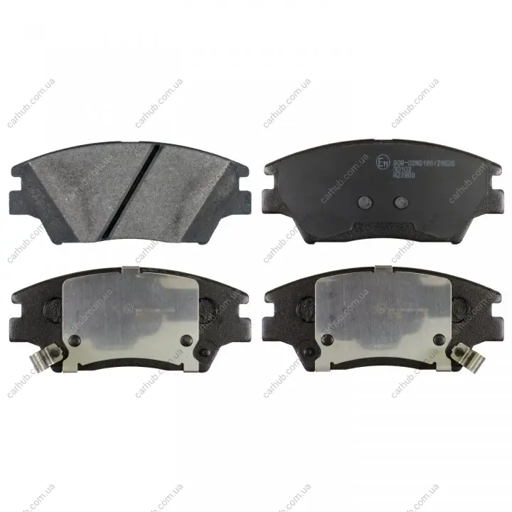 Комплект гальмівних колодок передн, SSANGYONG KORANDO, TIVOLI, TORRES, XLV 1.2-1.6LPG 03.15- BLUE PRINT ADG042168 (фото 1)