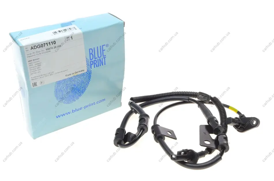 Датчик ABS (передній) Hyundai Tucson I 04-15 (R) BLUE PRINT ADG071110 (фото 1)
