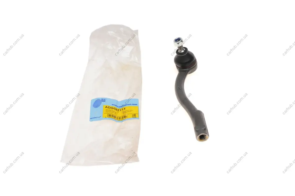 Наконечник тяги рульової (R) Hyundai Accent III 05-12/Kia Rio II 05-14 (L=210mm) BLUE PRINT ADG087114 (фото 1)