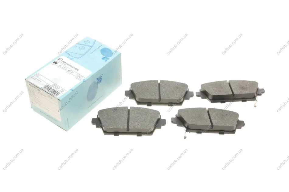 Колодки гальмівні (передні) Honda Accord VI 98-03/Nissan Primera 02-/Almera Tino 00-06 BLUE PRINT ADH24256 (фото 1)