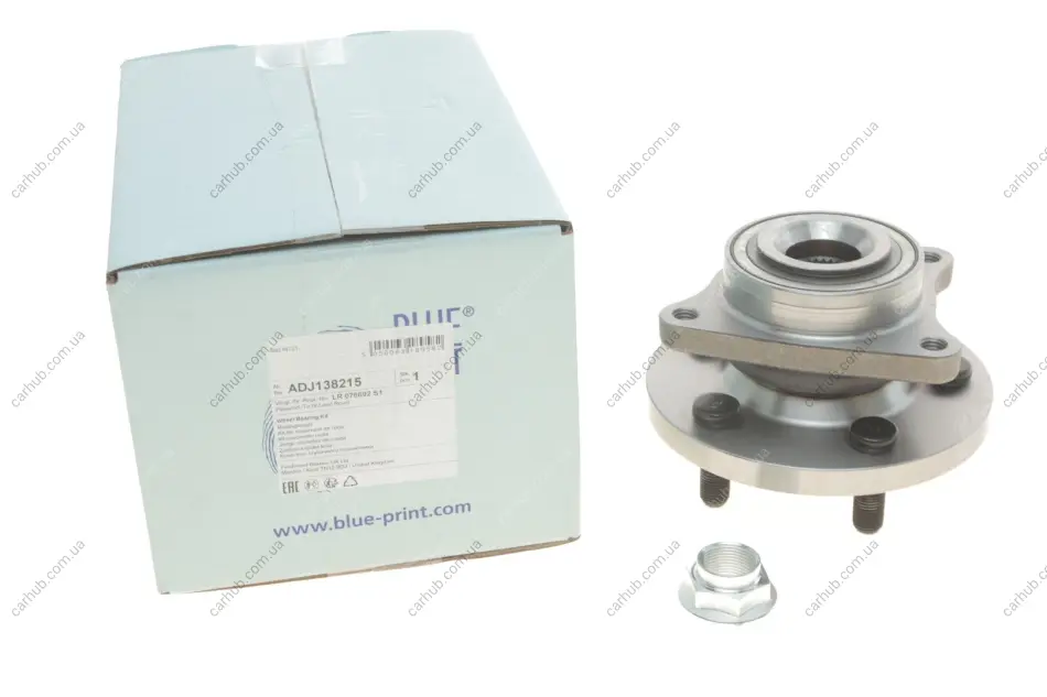 Підшипник маточини (передньої) Land Rover Discovery III 04-09/Range Rover Sport 05-09 BLUE PRINT ADJ138215 (фото 1)