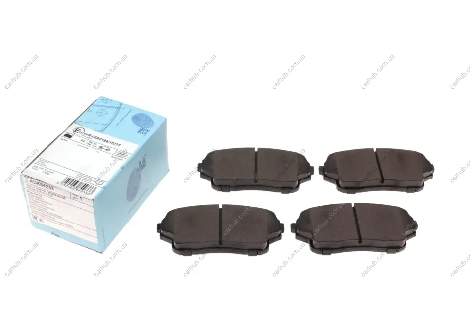 Колодки гальмівні (передні) Suzuki Grand Vitara 2.0 HDi 98-06 BLUE PRINT ADK84233 (фото 1)