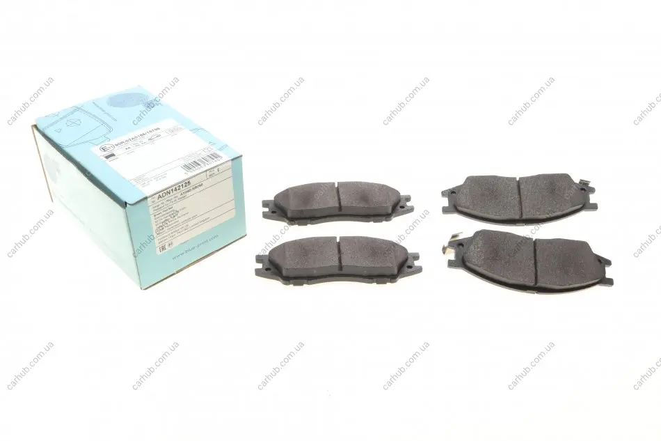 Колодки гальмівні (передні) Nissan Micra II 92-03 BLUE PRINT ADN142125 (фото 1)