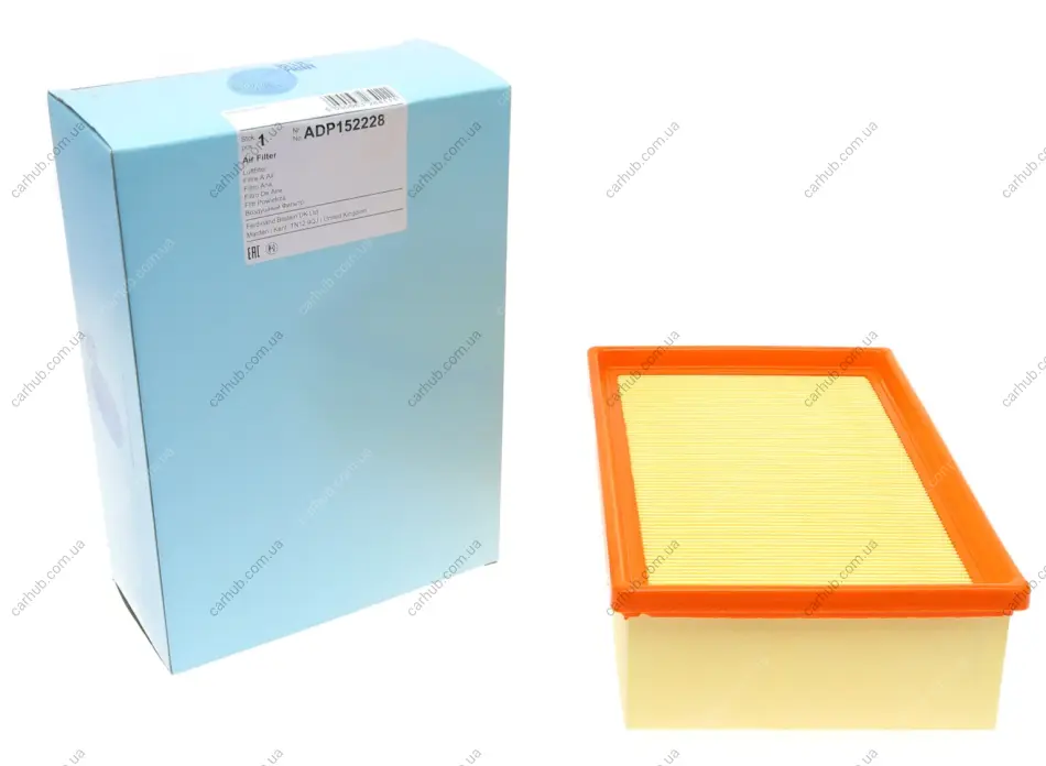 Фільтр повітряний Citroen C4/Peugeot 206-307 1.4-2.0 HDI 00- BLUE PRINT ADP152228 (фото 1)