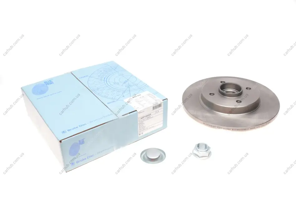 Диск гальмівний (задній) Citroen Berlingo/Peugeot Partner 08- (267.8х12) (+ABS) (з підшипником) BLUE PRINT ADP154305 (фото 1)