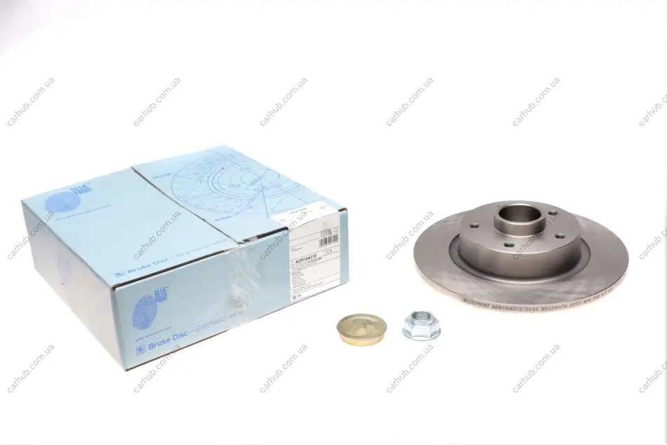 Диск гальмівний (задній) Renault Scenic III 09- (274х11) (+ABS) (з підшипником) BLUE PRINT ADR164310 (фото 1)