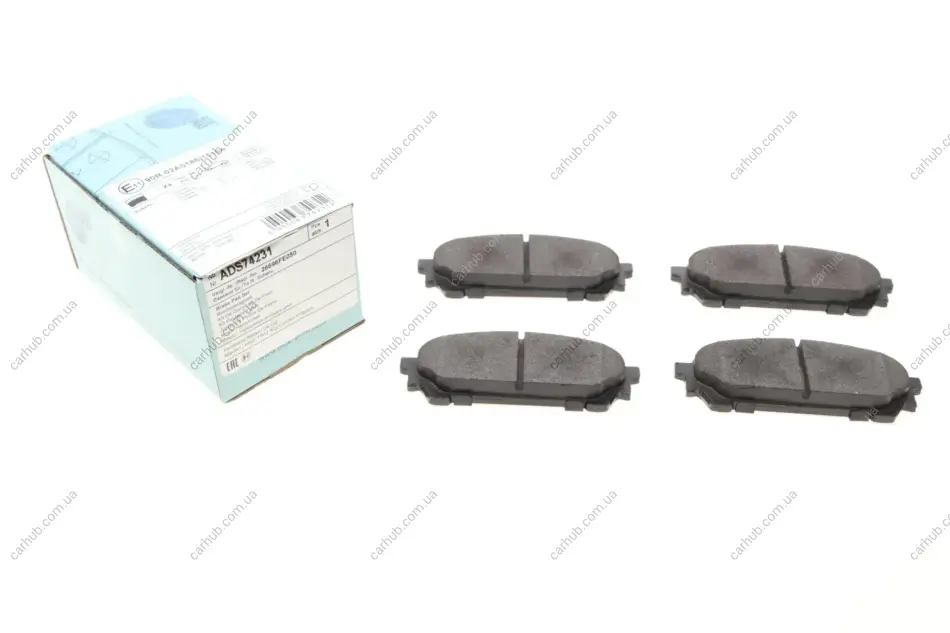 Колодки гальмівні (задні) Subaru Impreza 99-/Forester 02-12/Saab 9-2X 04-06 BLUE PRINT ADS74231 (фото 1)