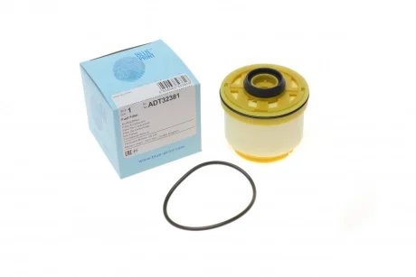 Паливний фільтр FIAT FULLBACK ISUZU D-MAX II, D-MAX III LEXUS IS II MITSUBISHI L200, L200 / TRITON, PAJERO SPORT III TOYOTA FORTUNER, HIACE V, HILUX VII, HILUX VIII 1.9D-3.0D 01.04- BLUE PRINT ADT32381
