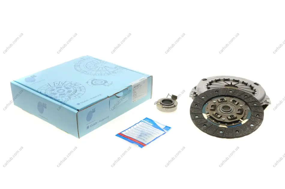 Комплект зчеплення Toyota Avensis 1.5-1.8 16V 97-08 (d=212mm) (+вижимний) BLUE PRINT ADT330111 (фото 1)