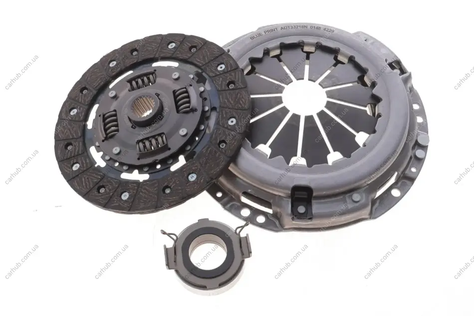 Комплект зчеплення Toyota Corolla1.3-1.6 87-07 (d=200mm) (+вижимний) BLUE PRINT ADT33025 (фото 1)