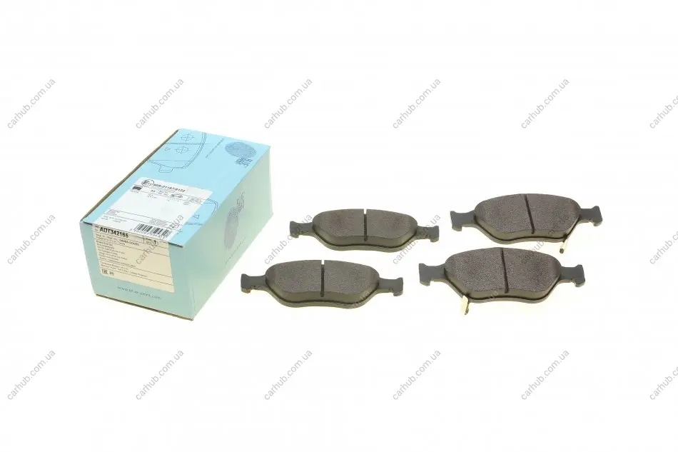 Колодки гальмівні (передні) Toyota Yaris 05- BLUE PRINT ADT342165 (фото 1)