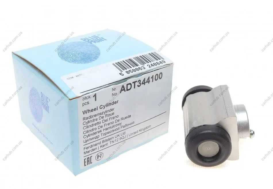 Циліндр гальмівний (задній) Toyota Yaris 10- (d=20.60mm) BLUE PRINT ADT344100 (фото 1)