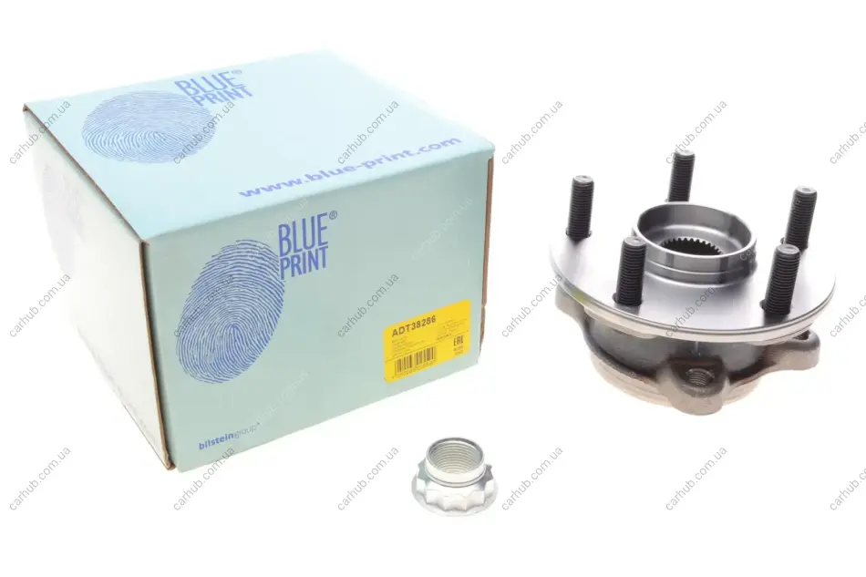 Підшипник маточини (передньої) Toyota Auris 09-/Avensis 08-/Corolla 06-/Rav4 05- BLUE PRINT ADT38286 (фото 1)
