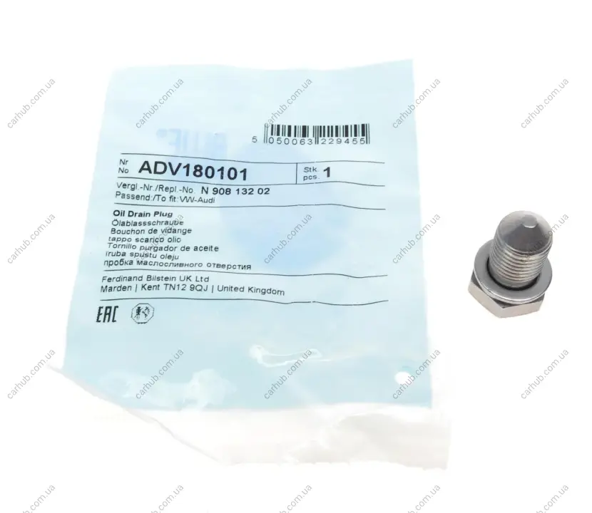 Болт зливу оливи VW Caddy III/T5/Crafter BLUE PRINT ADV180101 (фото 1)