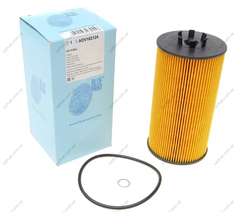 Фільтр масляний Audi A4/A6/A8 4.2i 02-16 BLUE PRINT ADV182124 (фото 1)
