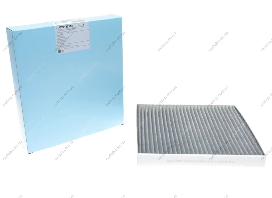 Фільтр салону VW Golf/Passat 14-/Crafter 16-/Skoda Octavia 12-/SuperB 15- (вугільний) BLUE PRINT ADV182513 (фото 1)
