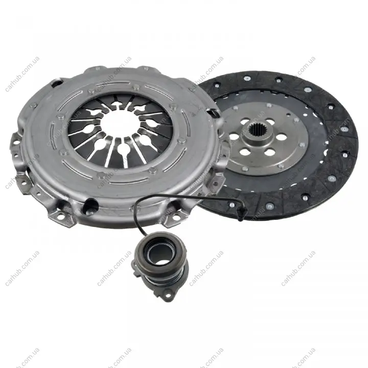 Комплект зчеплення Opel Astra H/Vectra C 1.9CDTI 04- (d=242mm) (+вижимний) BLUE PRINT ADW193068 (фото 1)