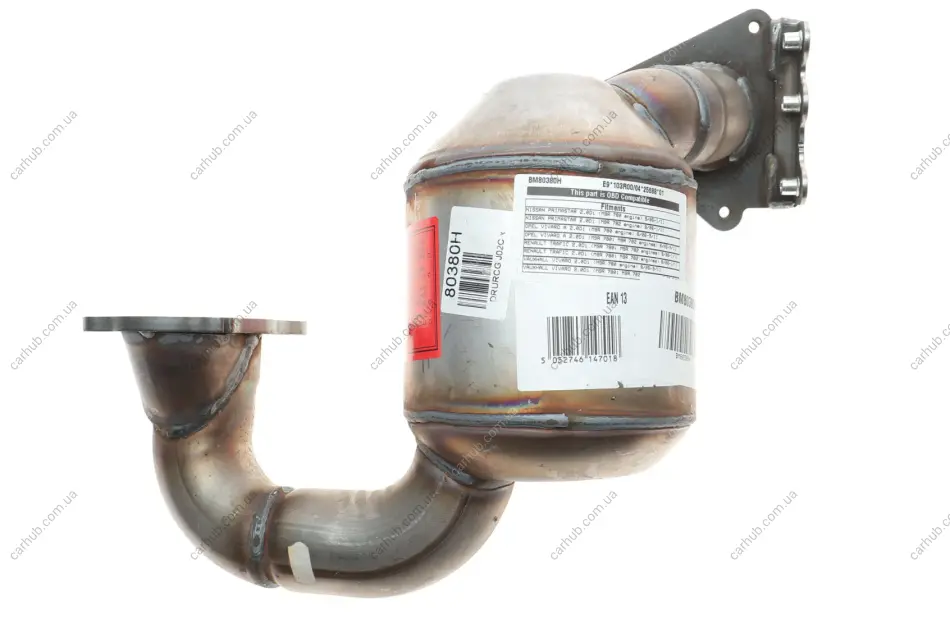 Катализатор вихлопної системи Renault Trafic/Opel Vivaro 2.0dCi 06- BM CATALYSTS BM80380H (фото 1)