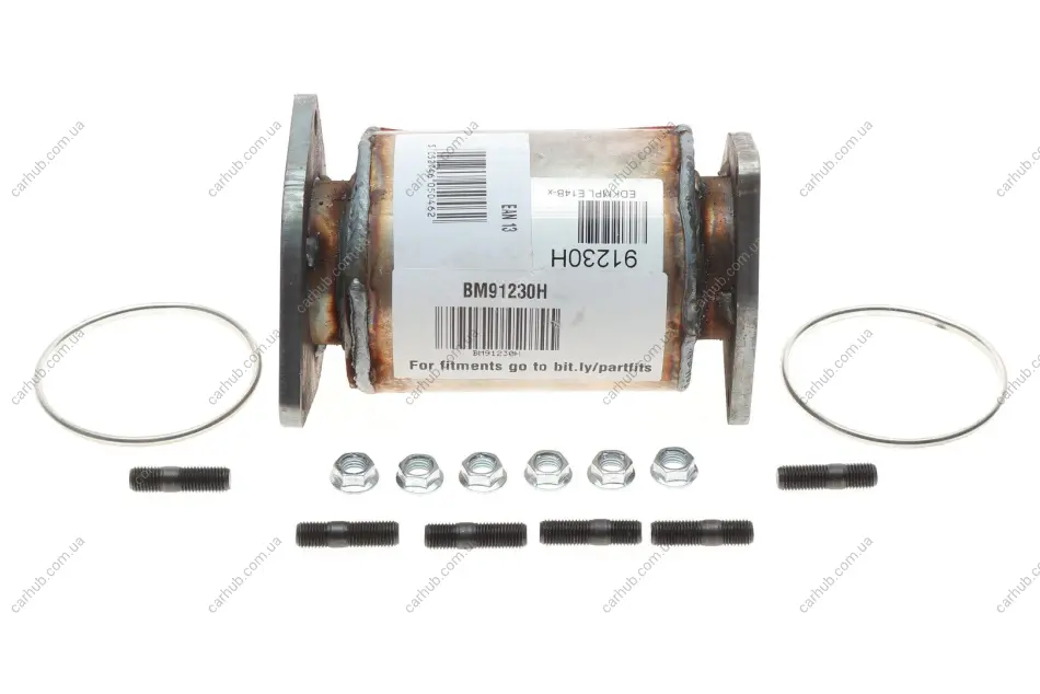 Каталізатор вихлопної системи Chevrolet Aveo 1.4 03-08/Daewoo Lanos/Nubira 1.3/1.5/1.6 97- BM CATALYSTS BM91230H (фото 1)
