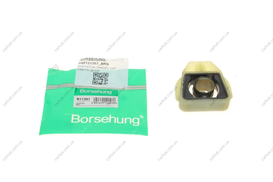 Кронштейн радіатора (верхній) Skoda Fabia 00-07/VW Fox/Polo 1.2/1.4/1.4TDI/1.9SDI 02-12 Borsehung B11361 (фото 1)