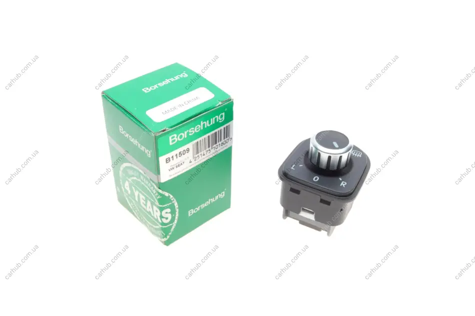 Кнопка регулювання дзеркала VW Golf 05-16/Passat 10-14 Borsehung B11509 (фото 1)