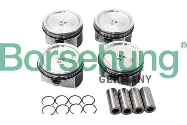 Поршень VW Jetta/Polo 1.6 10-22 (76.50mm/STD) (к-кт 4шт.) Borsehung B13576 (фото 1)