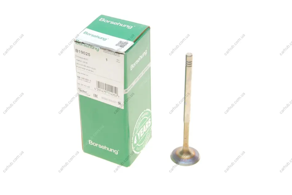 Клапан (впуск) Audi A4/A6/Skoda Octavia/Superb/VW Golf/Passat 1.8-3.0 -10 (OE VAG) Borsehung B19025 (фото 1)