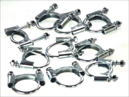 Затискач вихлопної системи (48мм, 10шт) DACIA DUSTER FIAT DOBLO, DUCATO, GRANDE PUNTO, PANDA, PANDA/HATCHBACK, PUNTO OPEL ASTRA F, ASTRA F CLASSIC, ASTRA G, ASTRA H, COMBO TOUR 1.0-2.3D 09.91- BOSAL 250248