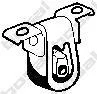 Елемент кріплення випускної системи AUDI A3 SEAT CORDOBA, CORDOBA VARIO, IBIZA II, INCA, LEON VW BORA, BORA I, CADDY, CADDY II, CADDY III, GOLF III, GOLF IV, NEW BEETLE 1.0-2.9 02.88-04.12 BOSAL 255034