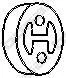 Елемент кріплення випускної системи MAZDA 626 V NISSAN ALMERA II, JUKE, MICRA III, MICRA IV, TIIDA 1.2-2.0D 04.98-12.19 BOSAL 255118