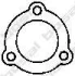 Прокладка випускної системи VOLVO 850, S70, V70 I AUDI 100 C3, 100 C4, A6 C4 FORD GALAXY I ROVER 75, 75 I SEAT ALHAMBRA, CORDOBA, IBIZA II, TOLEDO I VW BEETLE, CORRADO 1.4-2.8 08.82-07.18 BOSAL 256847 (фото 1)
