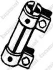 З\'єднувач труб (50x125 мм) MERCEDES A (V177), A (W168), A (W169), A (W176), A (W177), B SPORTS TOURER (W245), B SPORTS TOURER (W246, W242), C (A205), C (C205), C (CL203), C (W203) 1.3-5.5 08.78- BOSAL 265459 (фото 1)