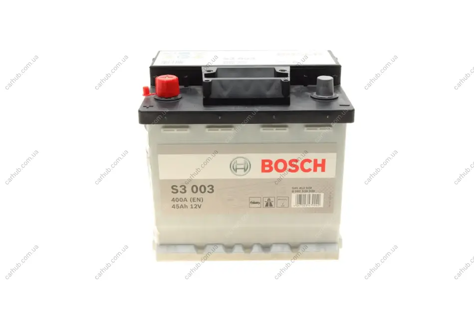 Акумуляторная батарея 45Ah/400A (207x175x190/+L/B13) BOSCH 0 092 S30 030 (фото 1)