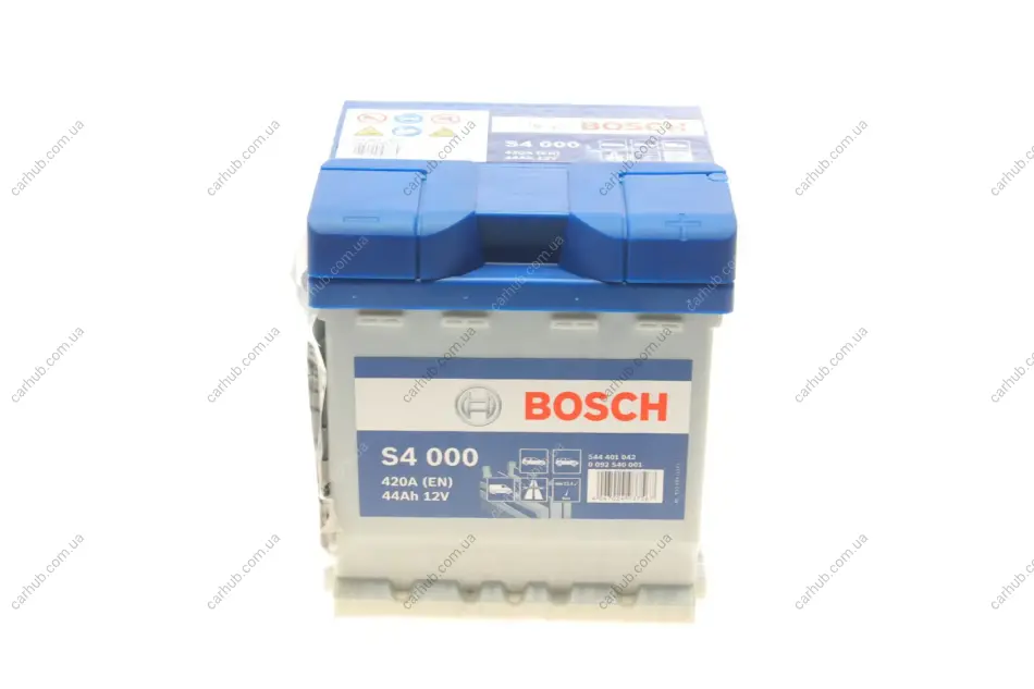 Акумуляторна батарея 44Ah/420A (175x175x190/+R/B13) BOSCH 0 092 S40 001 (фото 1)