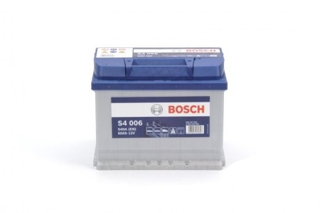 Батарея акумуляторна 12В 60Аг 540А(EN) L+ BOSCH 0 092 S40 060 (фото 1)