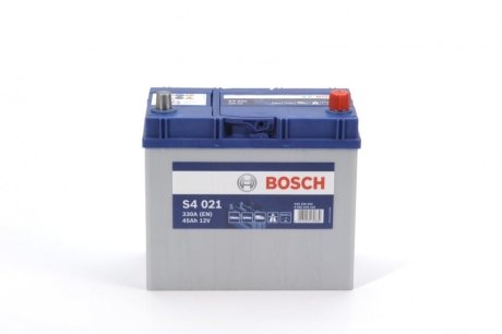 Батарея акумуляторна 12В 45Аг 330А(ASIA) R+ BOSCH 0 092 S40 210 (фото 1)