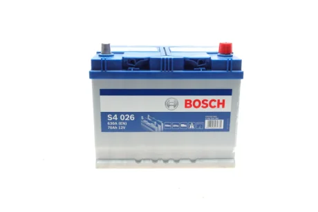Акумуляторна батарея 70Ah/630A (261x175x220/+R) S4 Азія BOSCH 0 092 S40 260