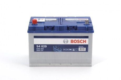 Батарея акумуляторна 12В 95Аг 830А(ASIA) L+ BOSCH 0 092 S40 290 (фото 1)