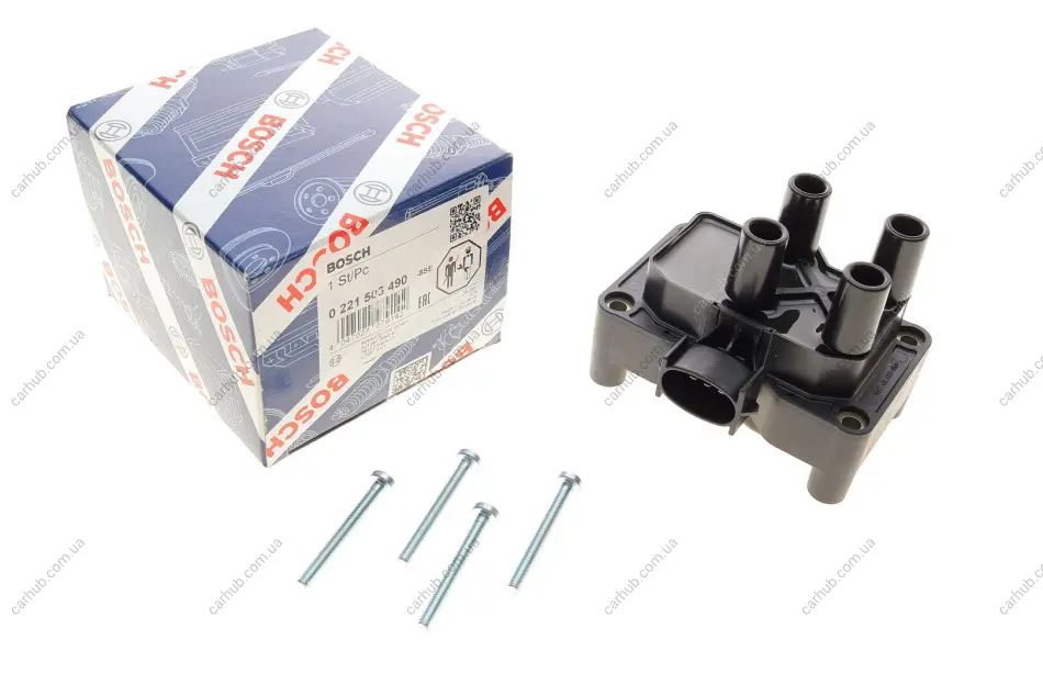 Котушка запалювання Ford Fiesta/Escort/Mondeo/Focus 1.3-2.0 95-07 BOSCH 0 221 503 490 (фото 1)