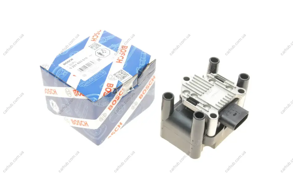 Котушка запалювання VW T5 2.0i/Caddy III 1.2TSI 03-15 BOSCH 0 221 603 010 (фото 1)