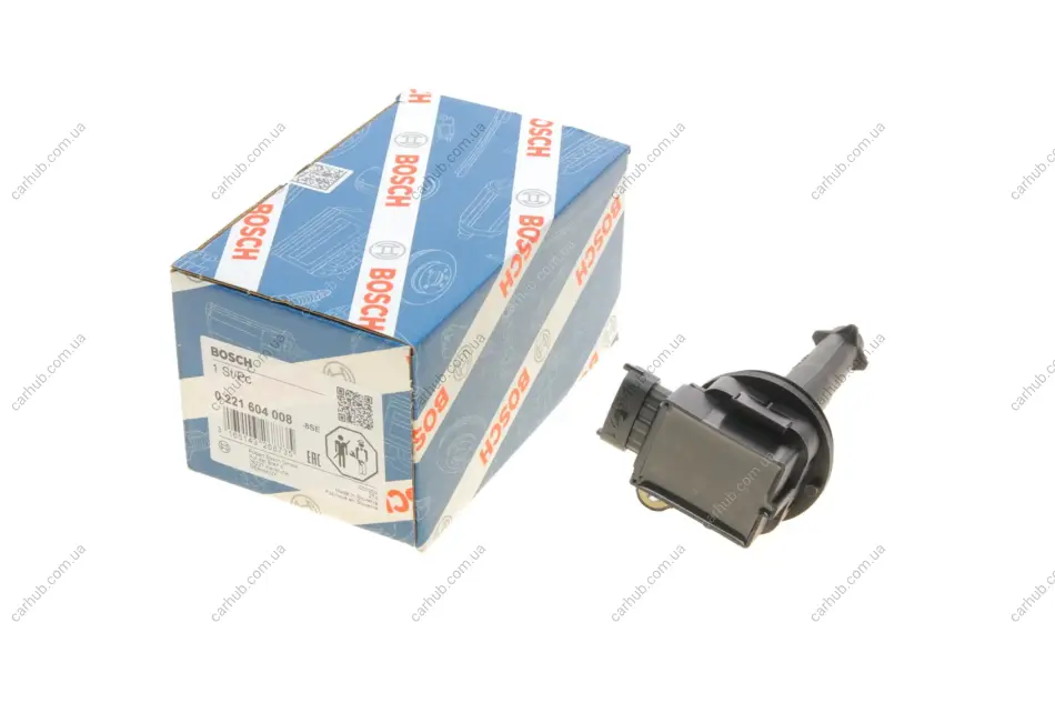 Котушка запалювання Volvo V70/S60/XC90 2.0-2.9 95-14 BOSCH 0 221 604 008 (фото 1)